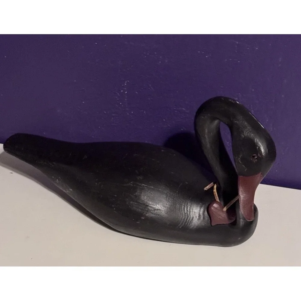 Vintage Black Swan Decoy 18